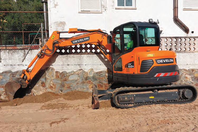 Miniexcavadora Develon